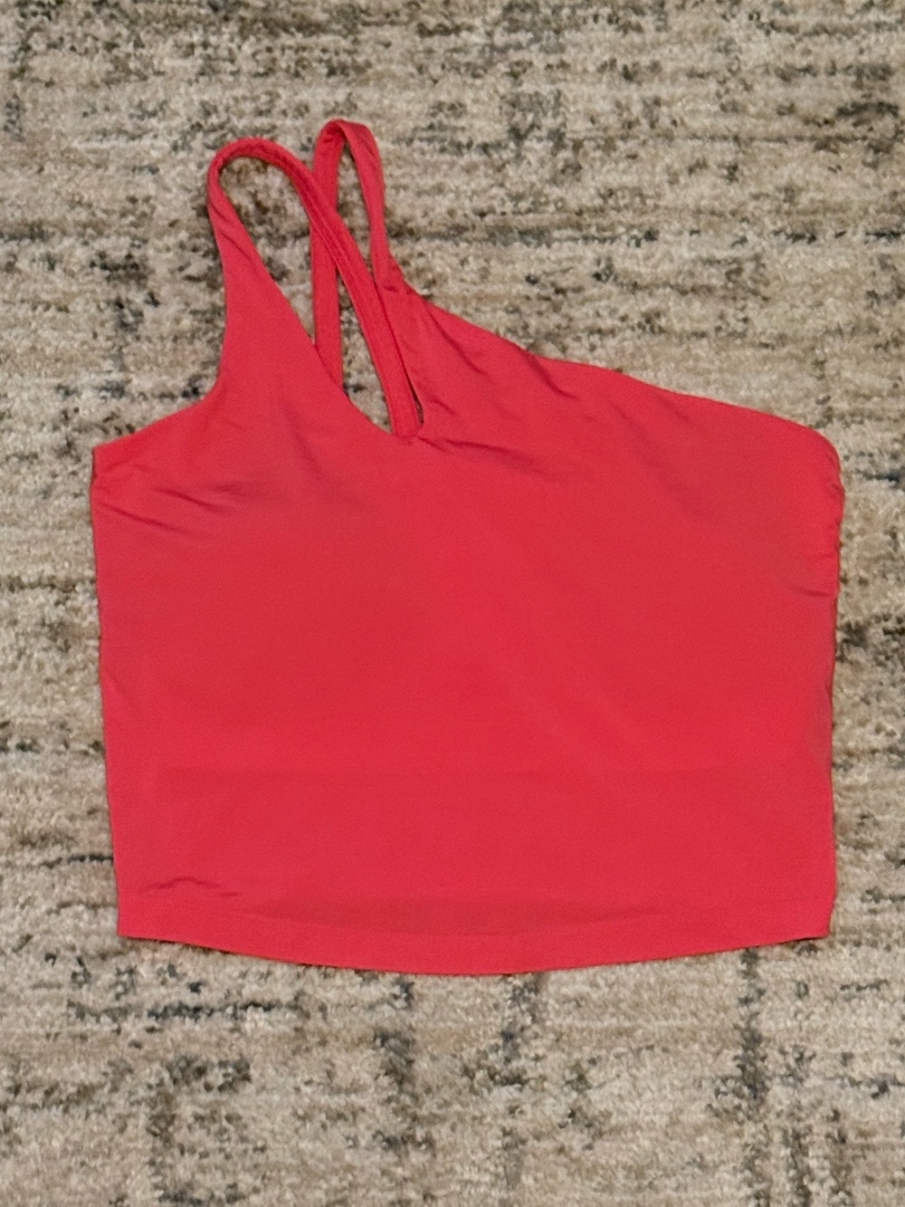 all in motion One-Shoulder Cropped Workout Tank | M
